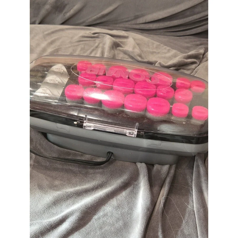 Conair Xtreme Instant Heat 20 Multi-Sized Flocked Rollers Curlers Clips CHV26HXW